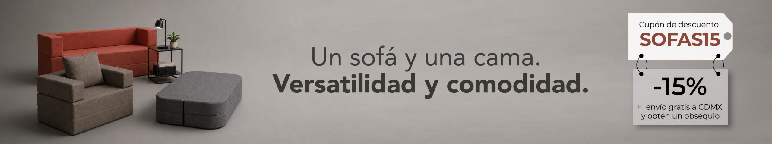Banner Cupon Sofas Cama